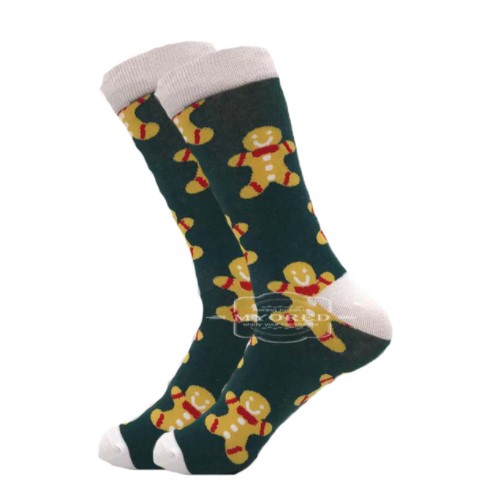 Ponožky s Vianočným motívom - Perníček