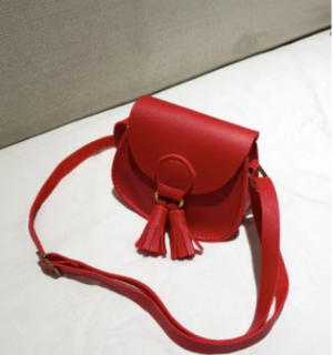 Mini kabelka - červená