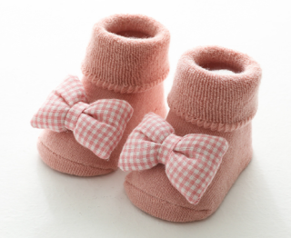  Detské Ponožky Mašla  - Ružové
